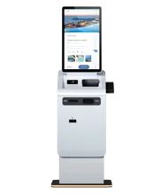 Buy cheap Self Service Kiosk 32 Inch Capacitive Touch Hotel Airport Currency Exchange Self Payment Kiosk product