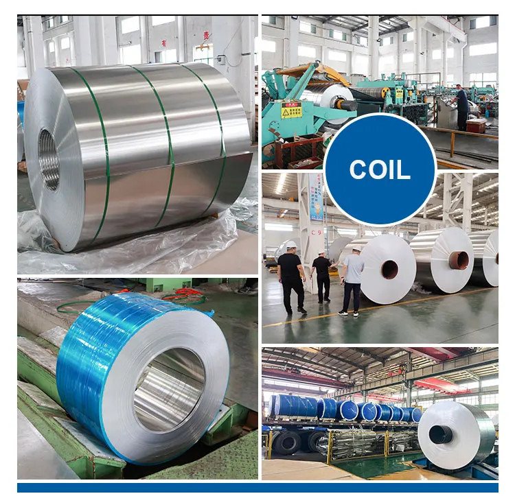 1050 1060 1100 3003 5005 H32 Alu Coil For Construction 0.2mm 0.7mm