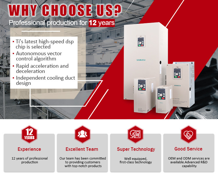 VFD AC Motor Speed Control Inverter Energy Saving