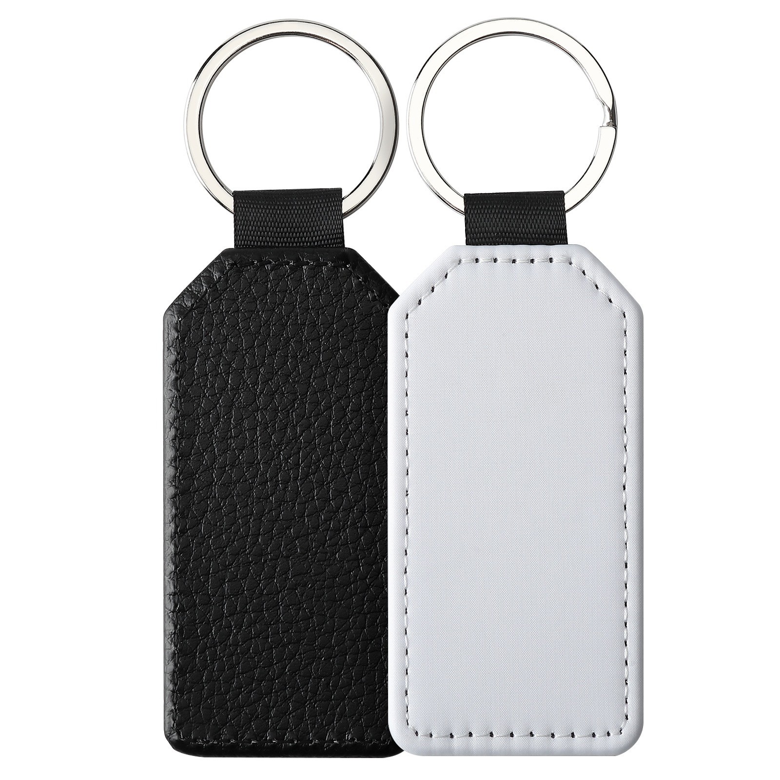 Printable Sublimation Leather Keychain Blanks With DIY Printing