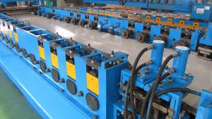 China 11Kw Door Frame Cold Roll Forming Equipment 45# Steel Shaft Material 3 - 15 m / Min on sale