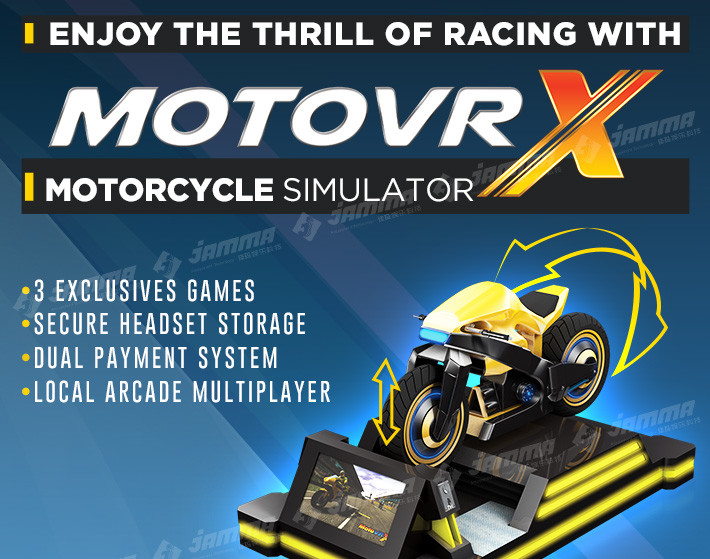 9D Virtual Reality Motorcycle Racing Simulator 3 Exclusives Games Black Yellow 24'' Monitor
