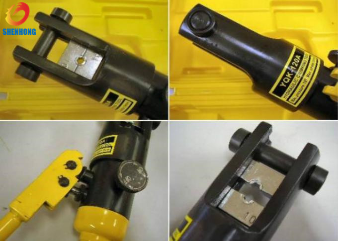 Portable YQK-120 Hydraulic Cable Lug Crimping Tool With Automatis Safety Set For Crimping Terminal