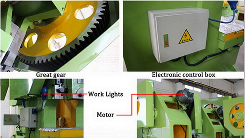 J21-63 Mechanical Power Press Punching Machine 63T With Customizable Molds Price