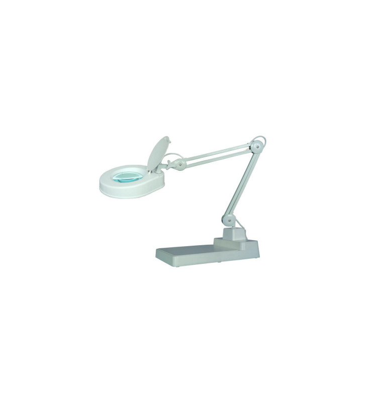 T9 22 Watt Circular Esd Led Magnifying Lamp 3X Heavy Base External Springs Arm