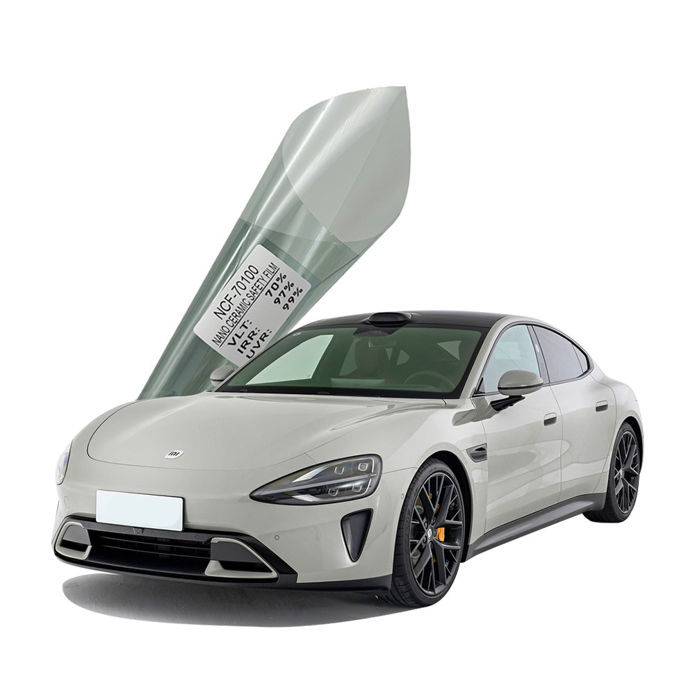 Long Lasting Car Window Insulation Film NCF-70100 Stylish Nano Ceramic Tint Roll