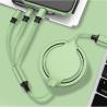 Buy cheap Telescopic ABS 3 In 1 Mobile Phones Accessories Charging Cable from wholesalers