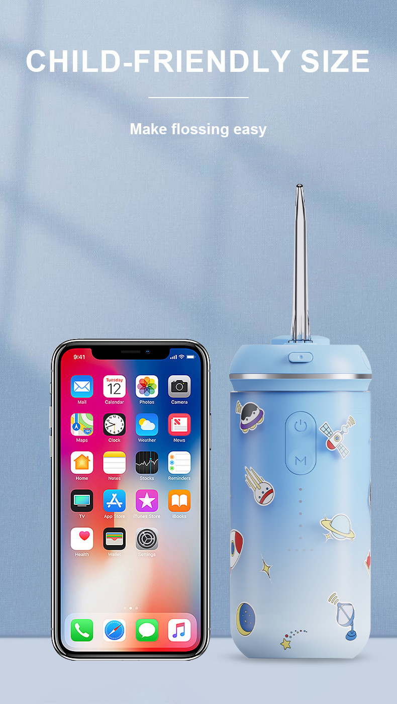 Mini Kids Portable Travel Household USB Recharge Oral Irrigator For Teeth Cleaning