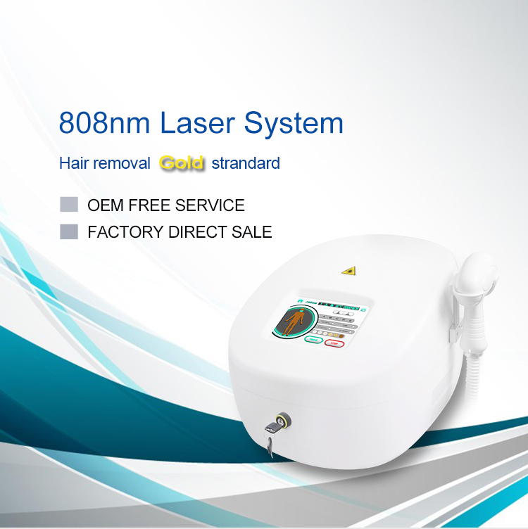 Mini 808nm Diode Laser Painless Hair Removal Machine