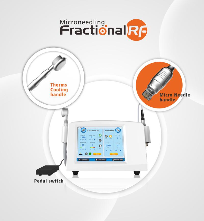 Skin Tightening AC110V 180W Microneedling Fractional RF