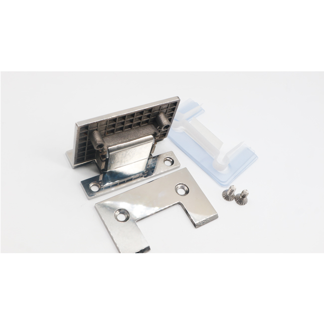 Frameless Glass Door Hinge PSS/SSS/MB Finish 90 Degree Solid Brass for Shower Room Door