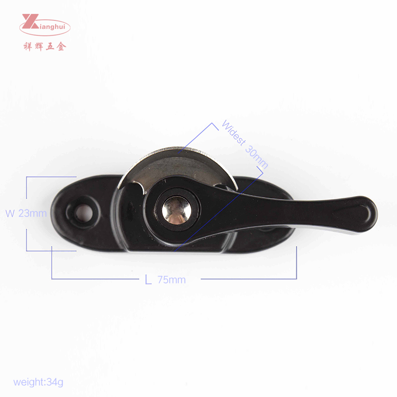 Easy To Install Silver Crescent Locks for Aluminium Alloy Casement Window Operation