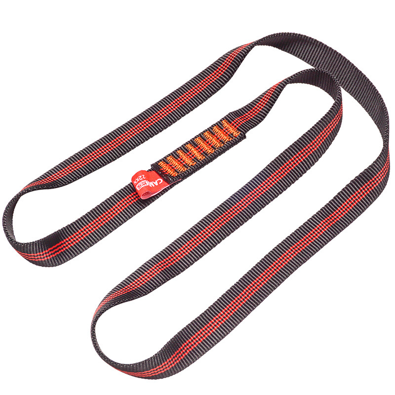 Polyester Reinforced Yarn 220cm Sling for Quick Hanging Protection in Outdoor Climbing