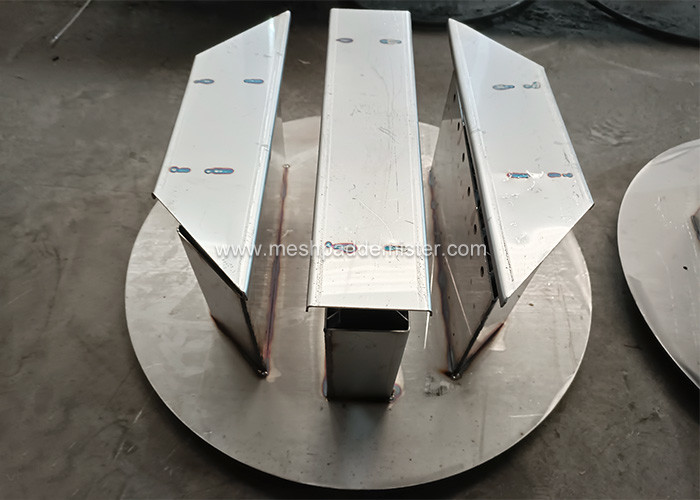 Random Packing Tower Internals Custom Design Flow Rate Trough Distributor Liquid