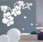 Novelty Attractive Vinyl Big Flower Wall Sticker F146