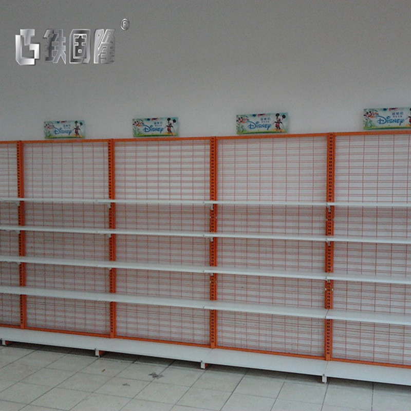 Net Backplane Wire Supermarket Display Shelf 1350mm height For Retail