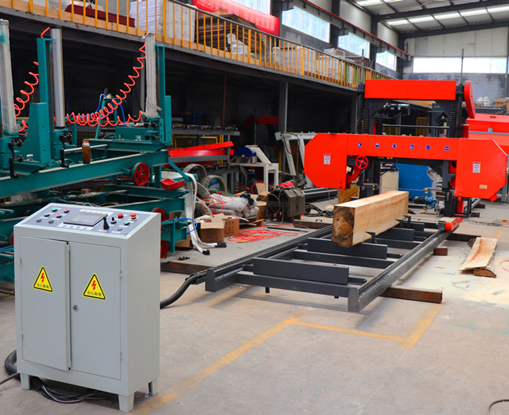 27HP Diesel Sawmill Wood Saw Machines Cutting Wood Portable Sawmill, Horizontal bandsaw for sale