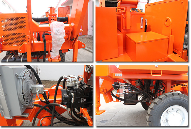 TY60 Transmission Line Stringing Equipment Hydraulic Puller Max Intermittent Pull 60kN