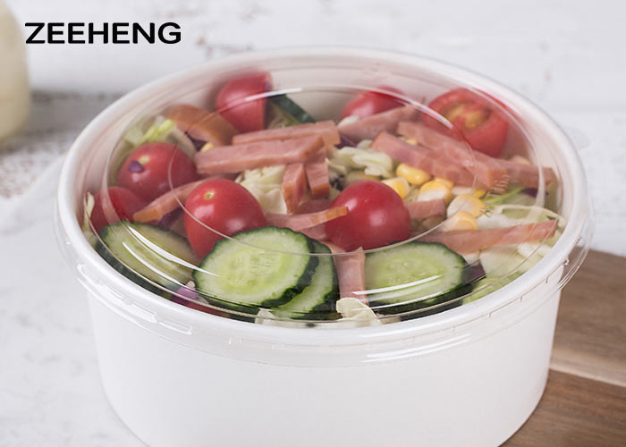 32oz 1000ml Microwavable White Paper Soup Or Ice Cream Bowl Waterproof