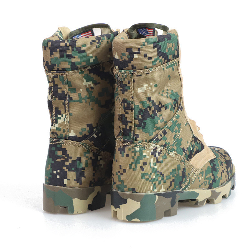 Factory Wholesale Camouflage Tactical Boots Outdoor Sports Hiking Camping Desert Boots