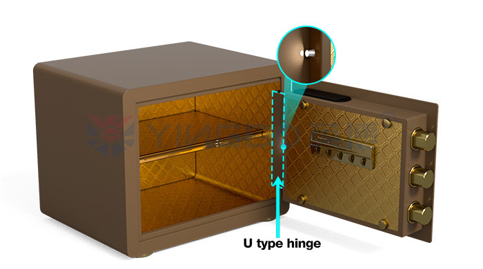 13kg Smart Home Safe Box Biometric Fingerprint Lock With Glossy Surface
