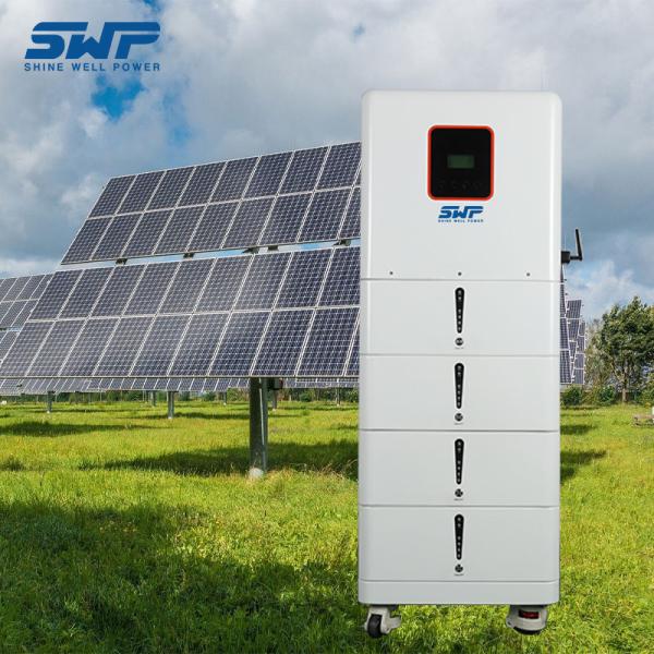 52Kg/Module Home Solar Battery Storage System with Charge/Discharge Efficiency ≥97%