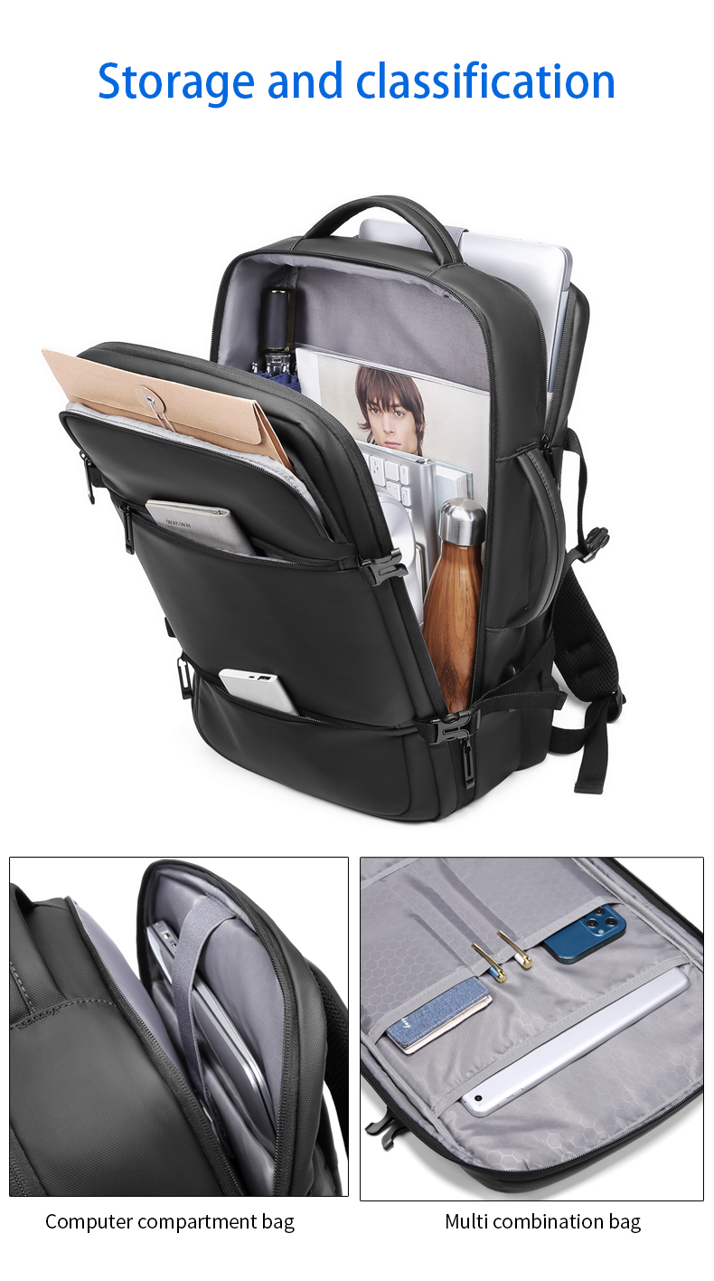 Factory new bag laptop usb charging men business waterproof bagpack backpack bag backpacks for men