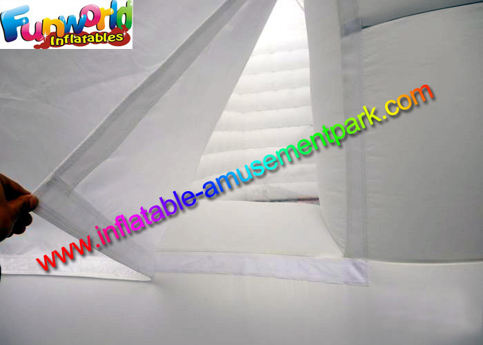 White Lightweight Commercial Air Inflatable Tent / Advertising Event Marquee