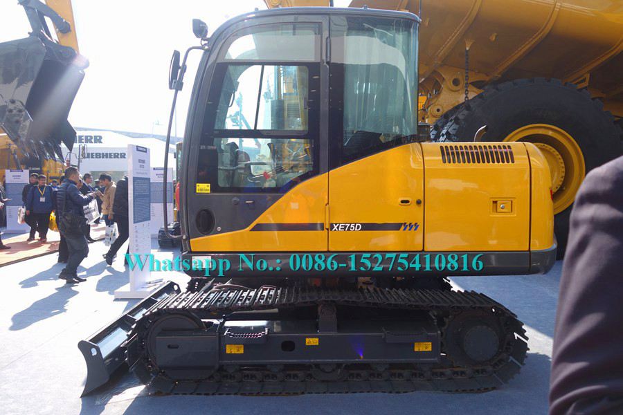 High Performance Heavy Earth Moving Machinery XCMG Official 7.5 Ton Excavator