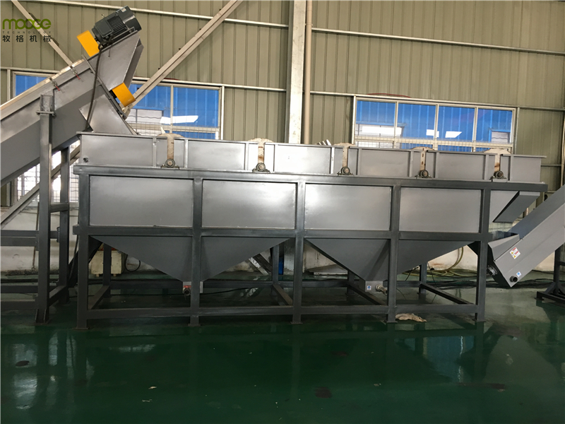 HDPE Mulching Plastic Film Recycling Machine Semi Automatic Film Granulator