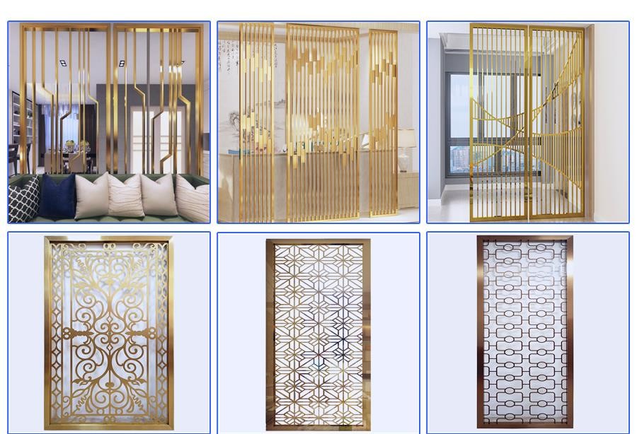 Stainless Steel Floor Screen Door Frame PVD Machine For Gold Rose Gold Color