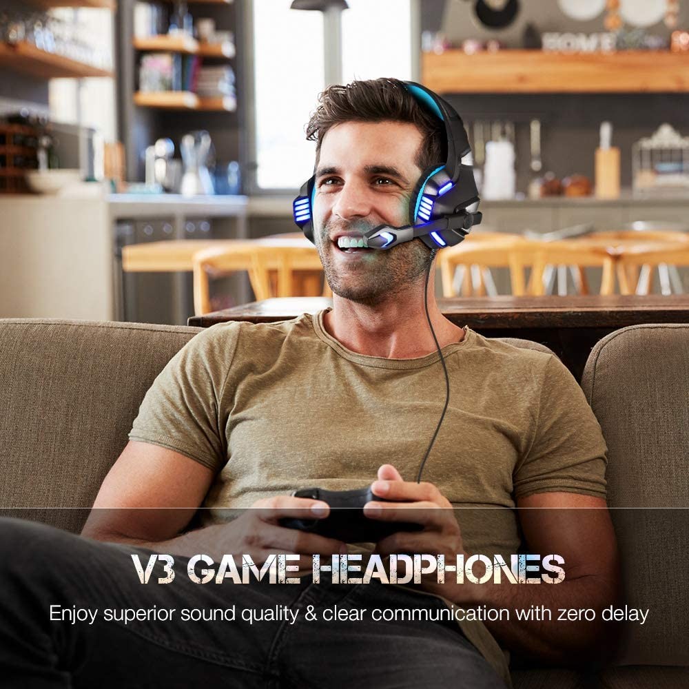PS4 2.2m 2.2kohm Hunterspider V3 Gaming Headset
