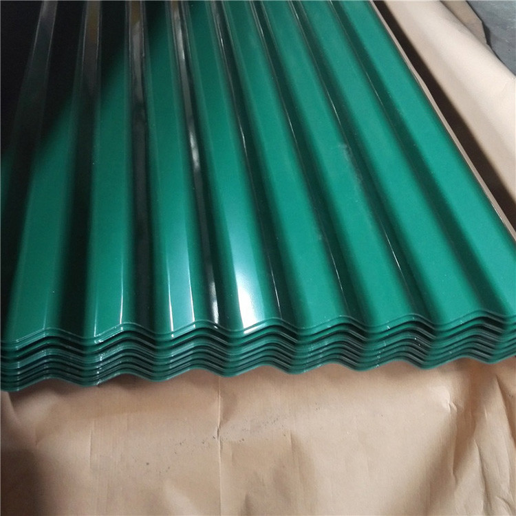 Color Coated Corrugated Steel Sheet 1200mm Galvanized Iron Roofing Plate