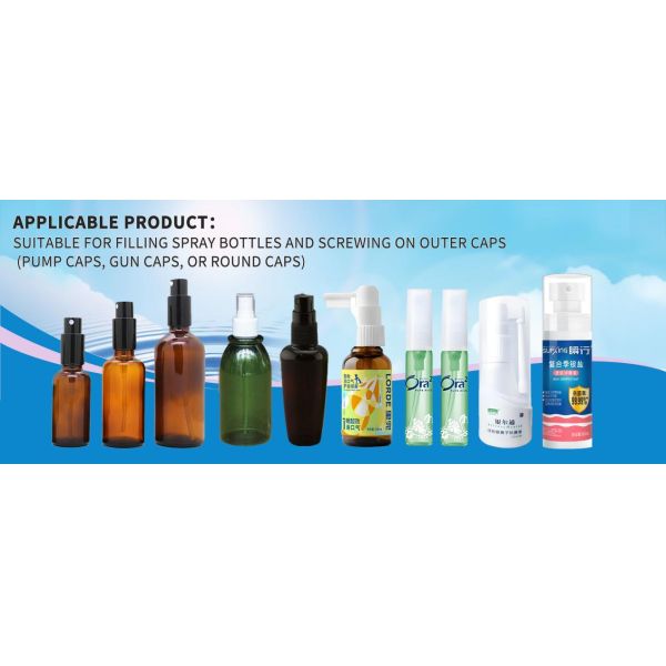 Precision Digital Automatic Perfume Bottle Filling Labeling Capping Sealing Machine for Chemical Mechanical System Online
