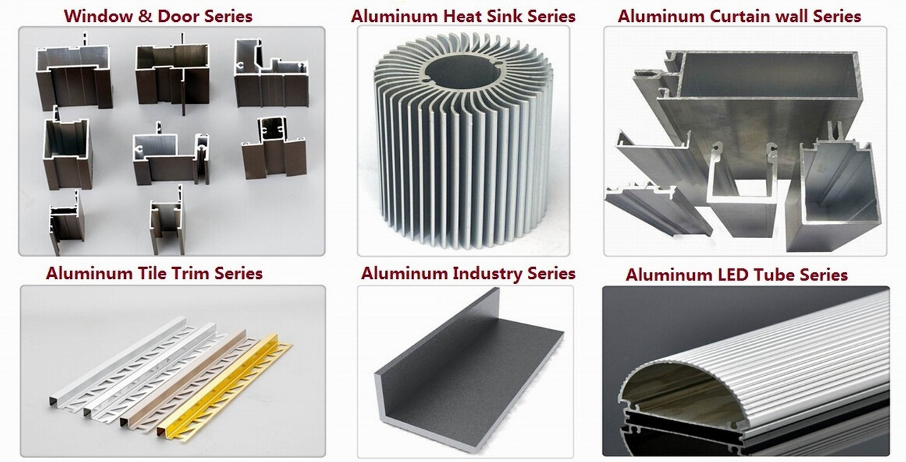 High Quality Anodized Aluminum Curtain Wall Profiles