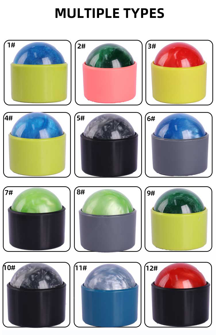 Colorful Handheld Self Massage Roller Ball Dia54mm Simple Device