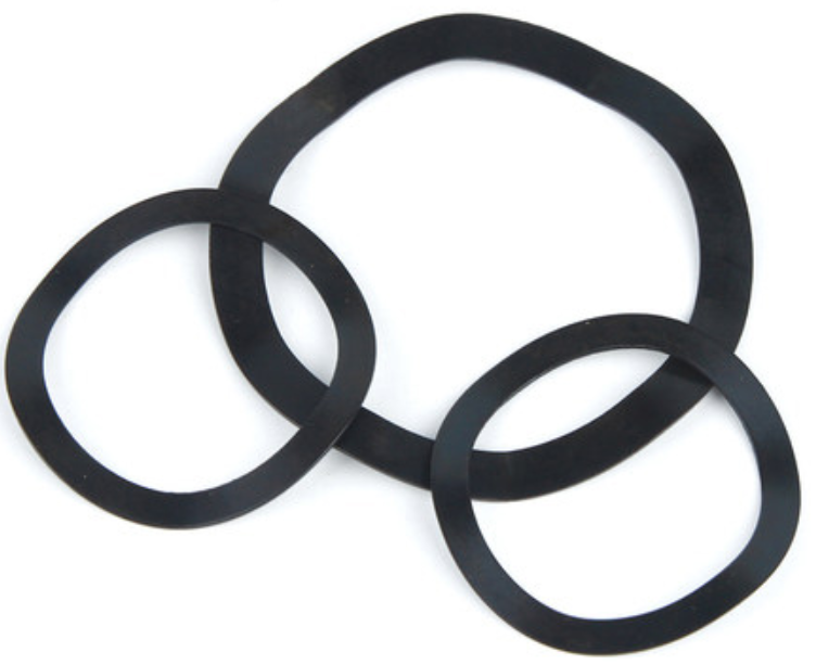 DIN 42013 Black Oxide Coating Wave Spring Washers For Mechanical And Electrical Purposes
