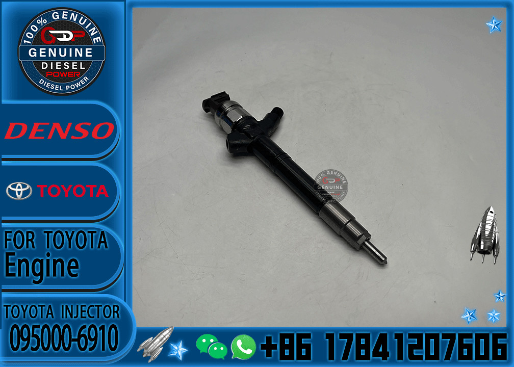 Common Rail Injector 095000-6230 095000-6910 095000-7270 For 1VD Diesel Nozzle Assembly Auto Parts