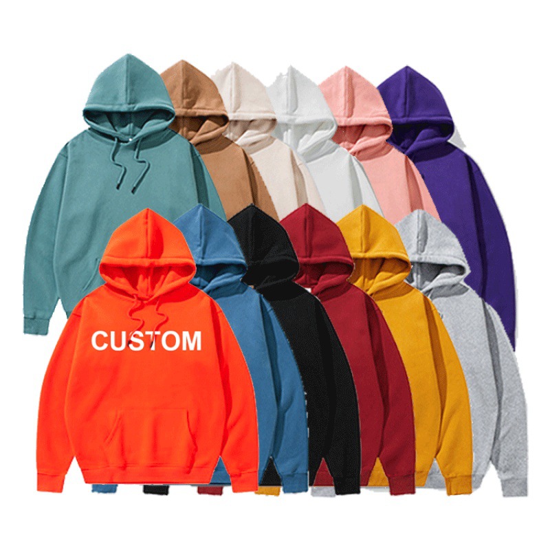 Cut And Sew Heavyweight White Bluza Jogging Pure String Plus Size Blank Men's Hoodies & Sweatshirts