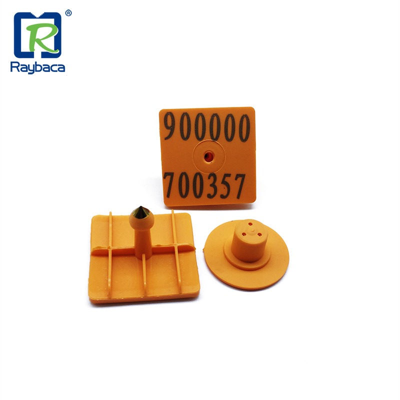 TPU Dia30mm Pig Identification Tags Laser Printed Number Logo
