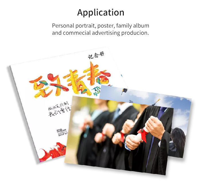 High Definition A6 Glossy Paper , RC Satin Photo Paper 260gsm For Albums