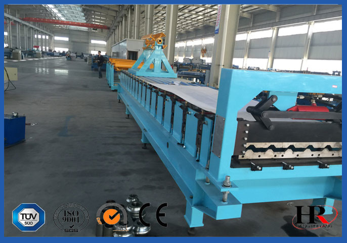 Roof Tile Production Line / Roof Tile Roll Forming Machine with auto cutting