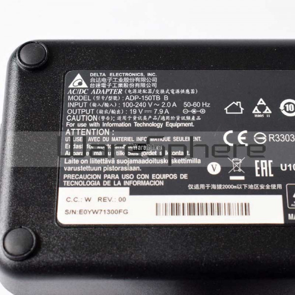 Delta 150W 19V 7.9A Laptop Power Adapter For Delta 911-S3 G170S ADP -150TB B