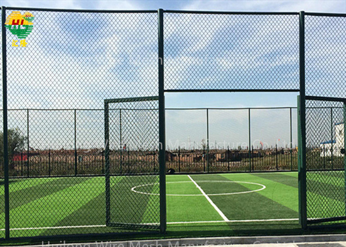 19 ft H x 50 ft L 9 Gauge Vinyl Coated Steel Chain Link Fence
