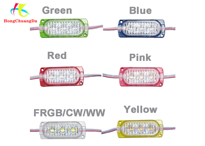 0.6W LED Lights Modules 240LM 60*23mm IP67 Waterproof For Truck Side Warning Light