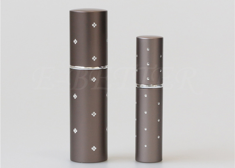 10ml Handbag Aluminium Perfume Bottle Custom Grey Portable Perfume Atomiser