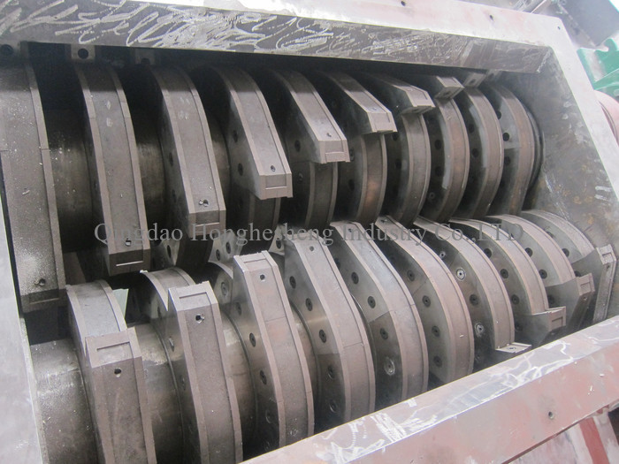 Rubber Shredder Shredding Machinery Waste Tyre Machine Tire Recycling Plant / rubber recycling plant