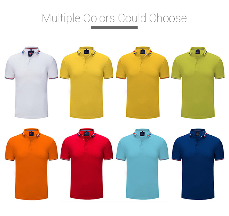 Lightweight Polo Work Shirts Jersey Polo Shirts Sublimation Imprint Attractive