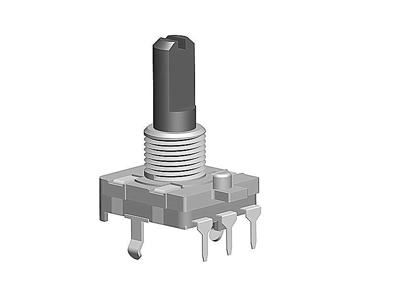 16mm EC16 rotary encoder with Insulated shaft encoder EC162102ZXB-HA1