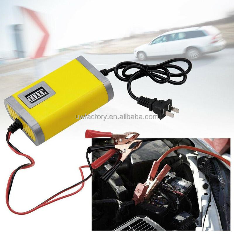 12V6a 7A 8A 10A Automatic Pulse Repair Lead Acid Battery Charger with LCD Display Private Mold and OEM/ODM Accepted